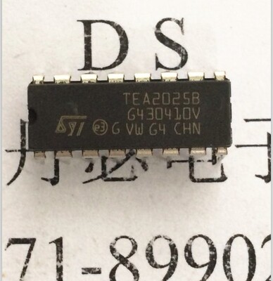 TEA2025B  直插音频放大器 集成电路 TEA2025  DIP16 ST全新国产
