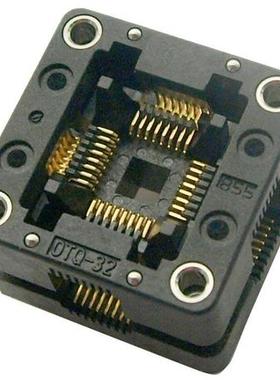OTQ-32-0.8-003测试座 烧写座 Enplas 7*7mm 0.8mm QFP32原装正品