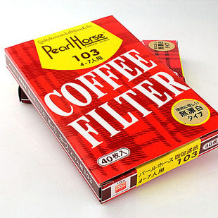 103咖啡滤纸 美式咖啡机/滴漏咖啡壶专用 原木浆