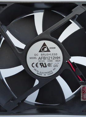 原装台达12cm12025 12V0.50A AFB1212HH-SM00R双滚珠散热风扇
