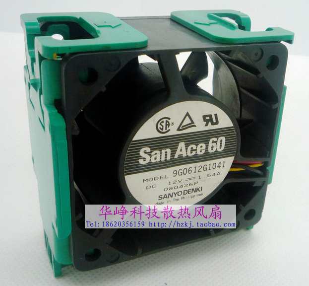 原装 三洋6038 DC12V 1.54A 9G0612G1041 6cm 服务器散热风扇