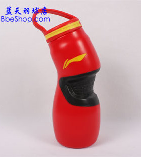 正品李宁AQTG046-1红色水壶 AQTG046运动水壶 60度以下温水