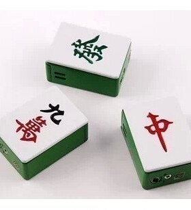 麻将打火机发财红中白板创意财神fusi 新奇特打火机