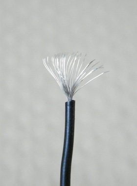 高品质模型 电机电调电池用 26AWG 超柔软硅胶线 黑色 1.1元/米
