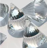 Штора, стеклянная бриллиантовая прозрачная подвеска, 30mm
