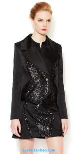 缎面满工亮片 ICB日本手造 奢华贵气￥6027精致无双 礼服级西装