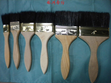 油漆刷装修油漆毛刷黑毛油漆刷装潢涂料刷清洁刷除尘刷机床刷子