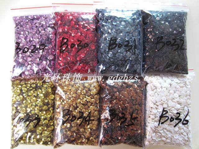 光环珠饰DIY凹面珠片/服装辅料diy亮片/5mm凹形银底珠片8色/30克,饰品/流行首饰/时尚饰品新,其他DIY饰品配件,淘宝优惠券,粉丝福利购,淘宝优惠卷