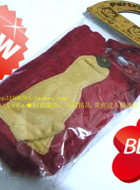 农家布艺 PARTY CAT猫猫手机袋（红色，可挂颈）#0060