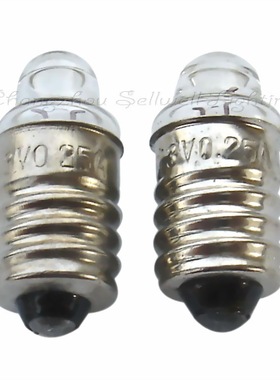 赛远电光源 微型灯泡 笔晶泡 3v 0.25a e10x22 a015 高品质