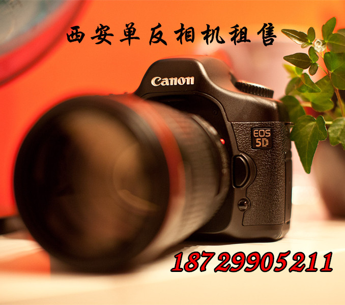 西安租售佳能/Canon专业全画幅单反相机EOS 5D原电原充 90元/天
