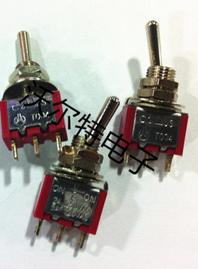 质量保证 高品质MTS-103扭子开关 3脚3档 红色拨动开关3P3位