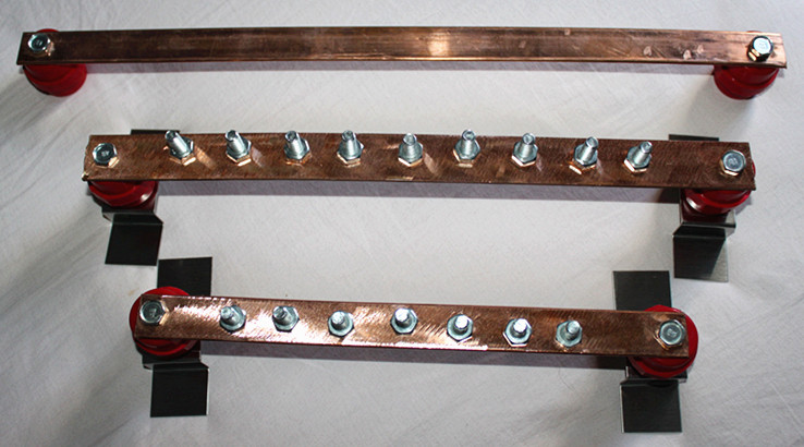 定制汇流排紫铜排加工铜条打孔