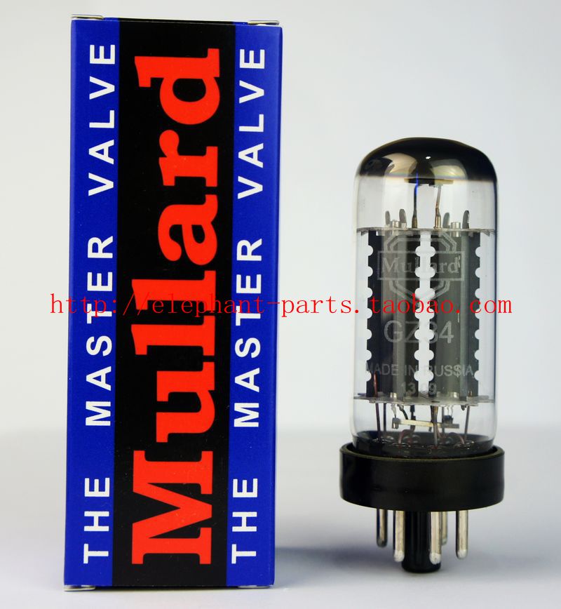 俄罗斯复刻 Mullard 大盾 GZ34 整流电子管 5AR4 5Z4P