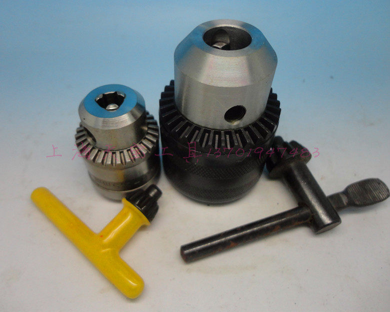 手电钻尾部带螺纹钻夹头 钻床台钻专用高精度扳手钻夹头 M12*1.25,五金/工具,攻丝机/攻牙机,淘宝优惠券,粉丝福利购,淘宝优惠卷