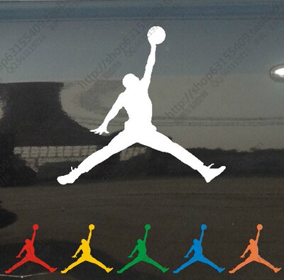 个性AJ23号Jordan 反光贴 汽车贴纸 引擎盖 车贴 汽车装饰贴