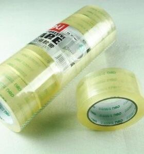 得力透明胶带DL30273 得力55MM*60Y胶带 透明封箱胶带 6卷32元