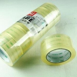 得力透明胶带DL30273 得力55MM*60Y胶带 透明封箱胶带 6卷32元