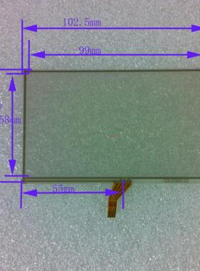4.3寸触摸屏 102*63配TM043NDH02 TM043NDH03导航车载DVD数码通用