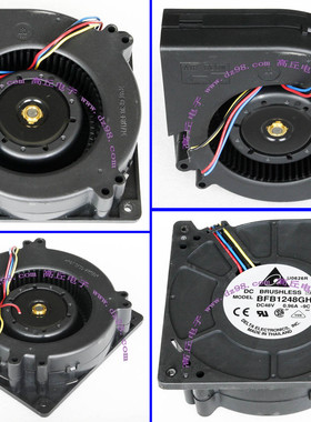 全新拆机 台达BFB1248GH 48V 0.96A涡轮鼓风滚珠轴承风扇 120x32