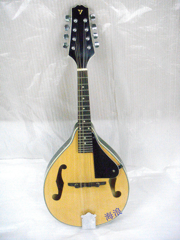 海浪乐器曼陀林乐器工艺云杉木曼陀铃曼陀林八弦琴曼铃陀乐器包邮