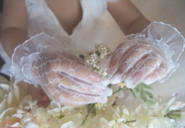 Gants pour fille en dentelle - Ref 2150498 Image 1