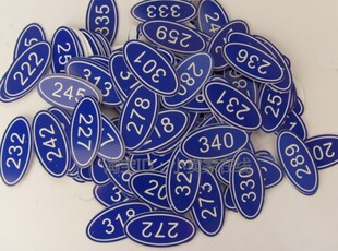 数字牌号码编号牌座椅序号牌更衣柜号牌双色板雕刻网吧电脑编号牌