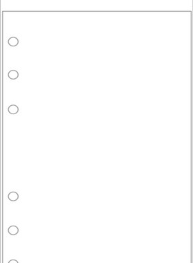 SEASON台湾四季A6补充袋6孔信封收纳袋万用手册内芯活页替芯