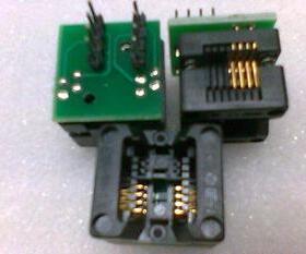 24cxx读写器芯片转换座 SOP8转DIP8 IC适配座 烧录座 窄体弹跳座