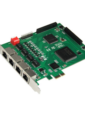 深简捷TE420 PCI-E数字中继语音卡Asterisk卡120路SS7,PRI,TE420E语音板voice card 电话语音系统CTI