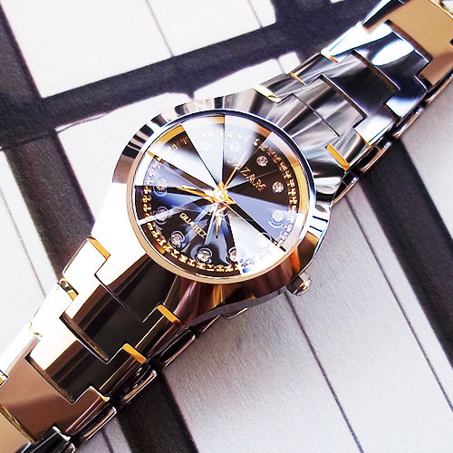 时尚正品防水钨钢时装手表男ulzzang韩版潮 女表休闲复古水钻腕表