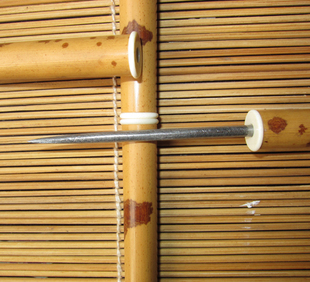 红湘妃竹茶针 大马士茶针 普洱开茶刀 双珍品镶嵌