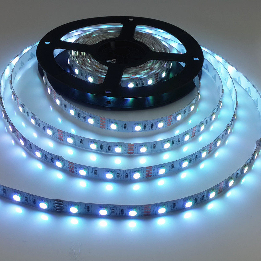 5050 rgb共阴贴片灯带裸板12v ktv酒吧展示柜吧台电视背景光源