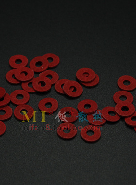 M3 3mm 红色 卡巴纸 台式电脑主板螺丝 显卡背面螺丝垫片 1元20个
