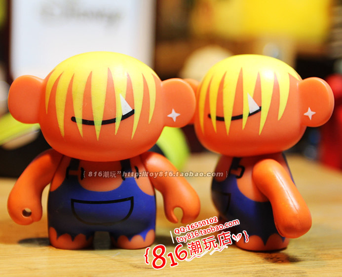 Monskey原版collection潮流设计黄毛小子公仔散货