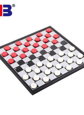 国际跳棋儿童磁性折叠checkers