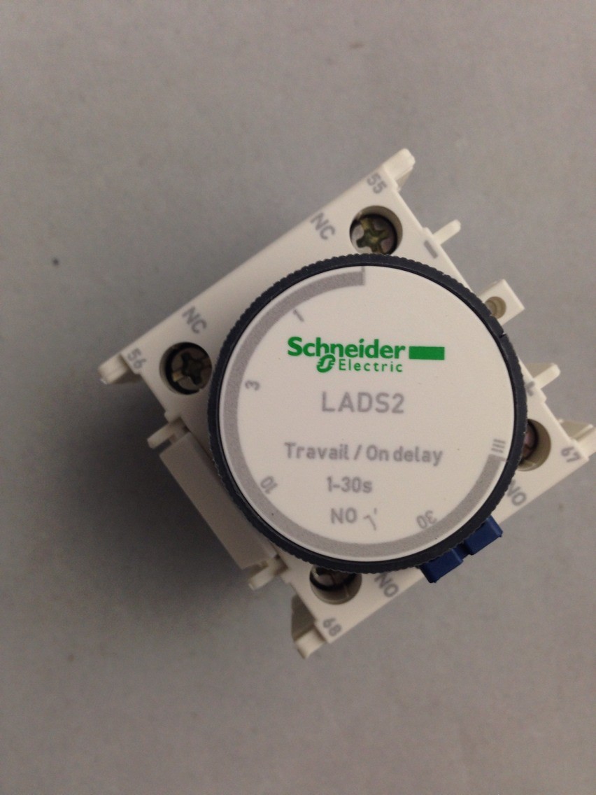 原产施耐德(法国) 正面按装 接触器用延时器 LADR0 LA-DR0 0-3S