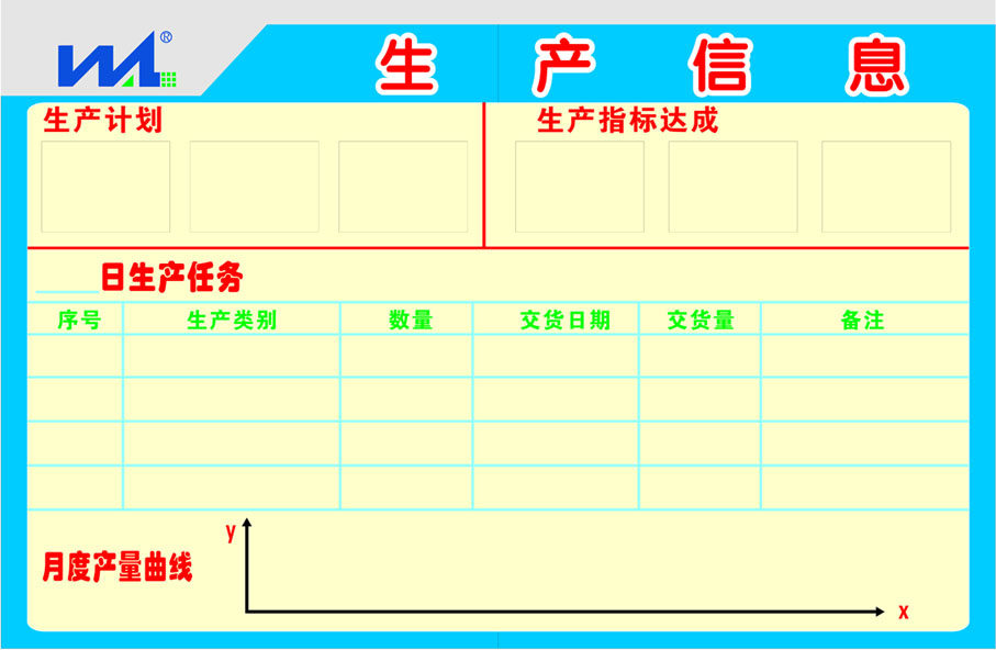 602海报印制海报展板素材787生产信息计划指标看板通知生产信息