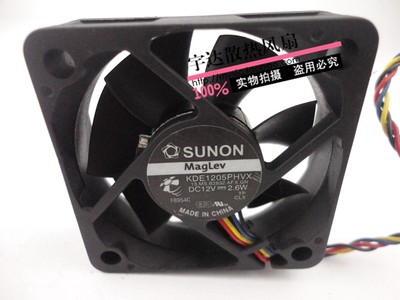 建准SUNON 5cm KDE1205PHVX 5015 12V 2.6W 4线PWM 温控散热风扇