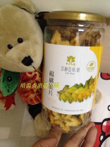 香港代购 楼上 杨桃脆片 90g 果蔬幹 休闲零食
