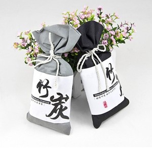 日式竹炭包 居室/车用竹炭包 除味活性炭 135G防辐射 车载活性炭