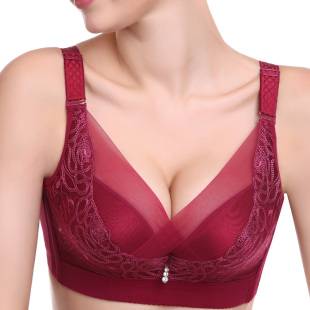 丝古今夏日新品 记忆魔圈美胸聚拢调整型文胸收副乳全罩杯女士内衣