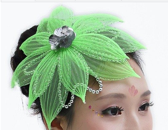 舞蹈头饰头花亮片花表演舞台秧歌饰品演出民族古典舞广场现代批发,运动/瑜伽/健身/球迷用品,更多舞蹈配饰,淘宝优惠券,粉丝福利购,淘宝优惠卷