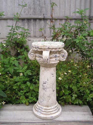 欧式家居客厅装饰品 落地摆件 田园风格陶瓷罗马柱 花盆圆柱底座