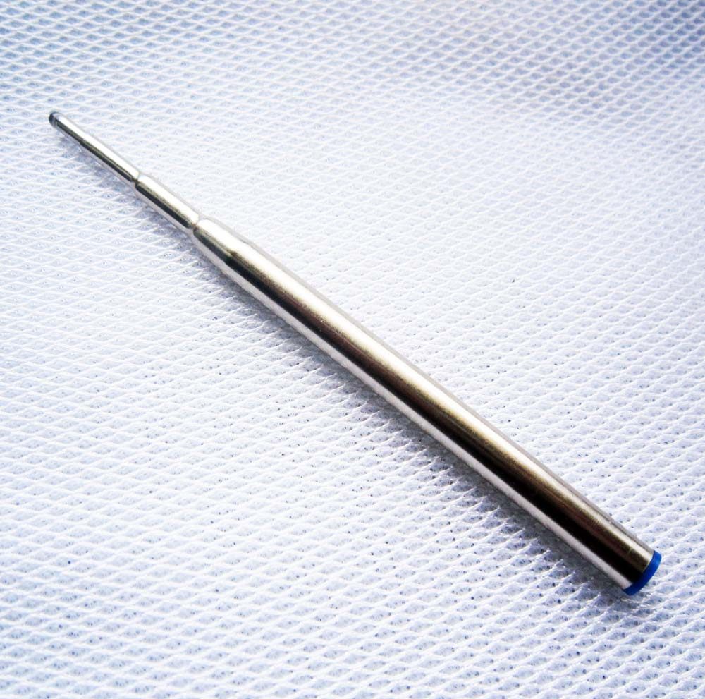 满包邮商务笔原子笔芯油性旋转式金属圆珠笔替芯蓝色黑色