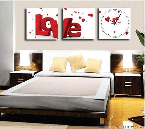 超清晰彩色十字绣重绘图纸/源文件 三联 画 LOVE