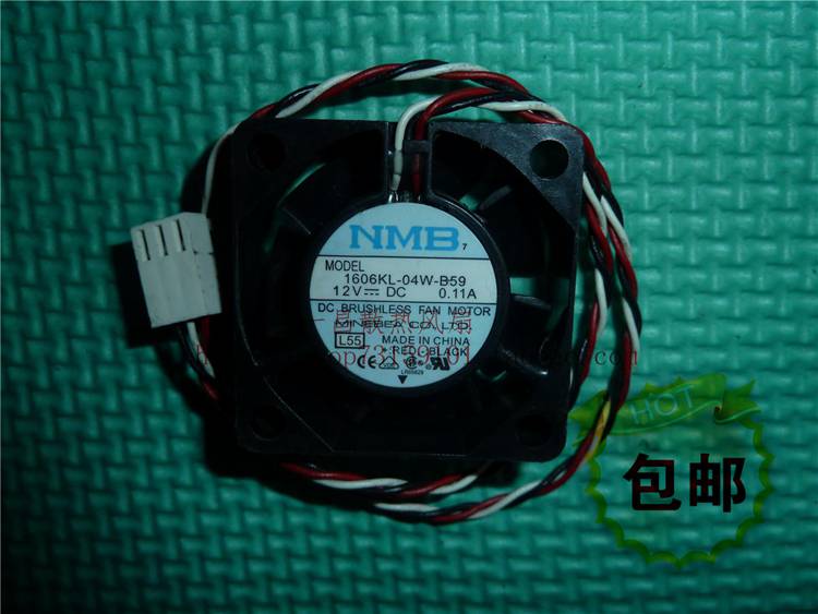 NMB 1606KL-04W-B59 4015 4cm 12V 0.11A 大风双滚珠散热风扇