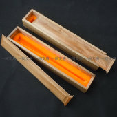 XEI3原木实木香樟木鸡翅木折扇扇盒抽屉式 礼品收 带槽扇子收纳包装