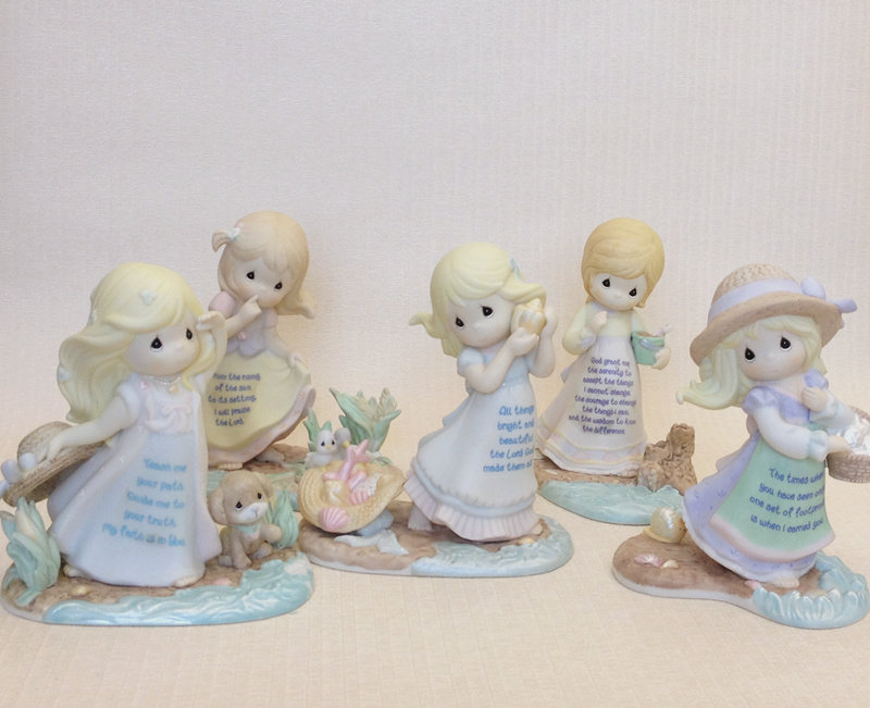 水滴娃娃陶瓷海滩系列限量款家居摆件摆设礼品