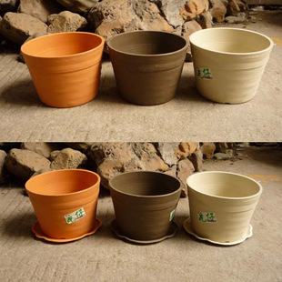 可单买 可配底托 多色 满38 台湾翠筠瓦仔钵 包邮 塑料花盆EX3S